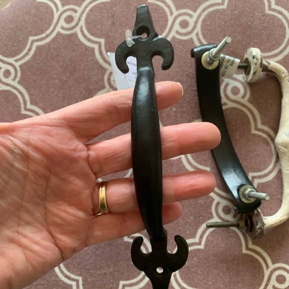 3 rustic metal handles - Picture 4 of 7